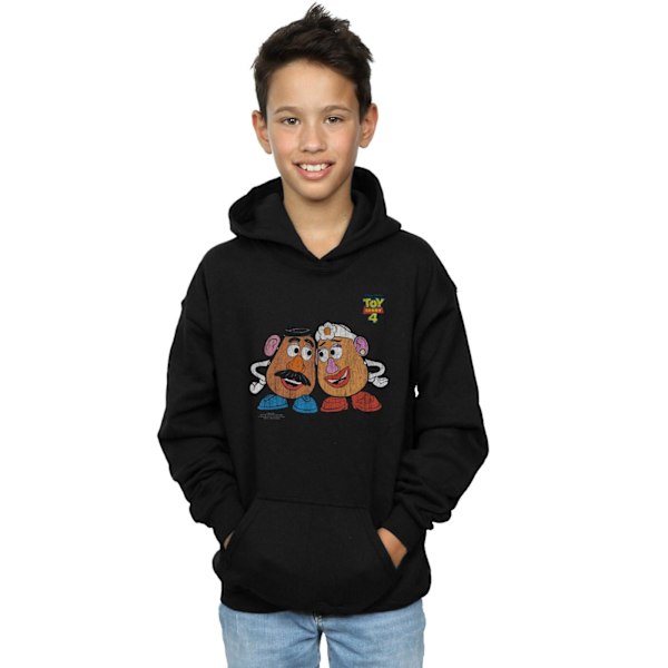 Disney Boys Toy Story 4 Mr And Mrs Potato Head Hoodie 5-6 år Black 5-6 Years