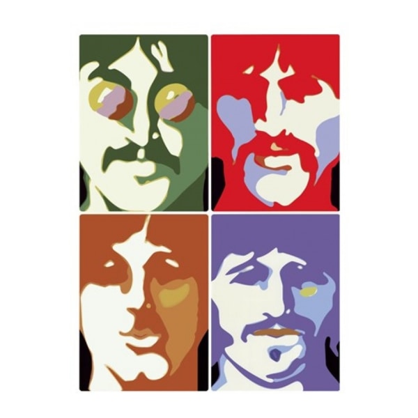 Beatles gula ubåtvykort En one size mångfärgad Multicoloured One Size