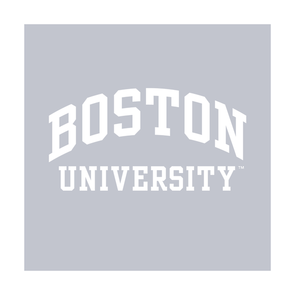 Boston University Unisex Script T-shirt S Heather Grey Heather Grey S