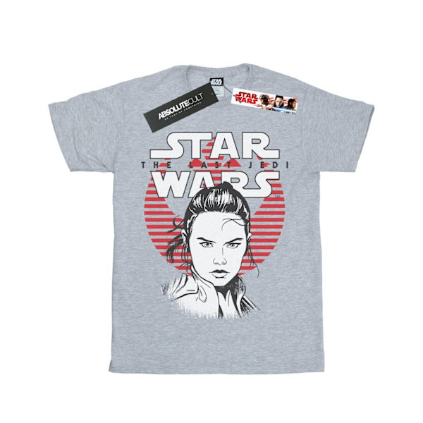 Star Wars Girls The Last Jedi Heroes Bomull T-shirt 5-6 år S Sports Grey 5-6 Years