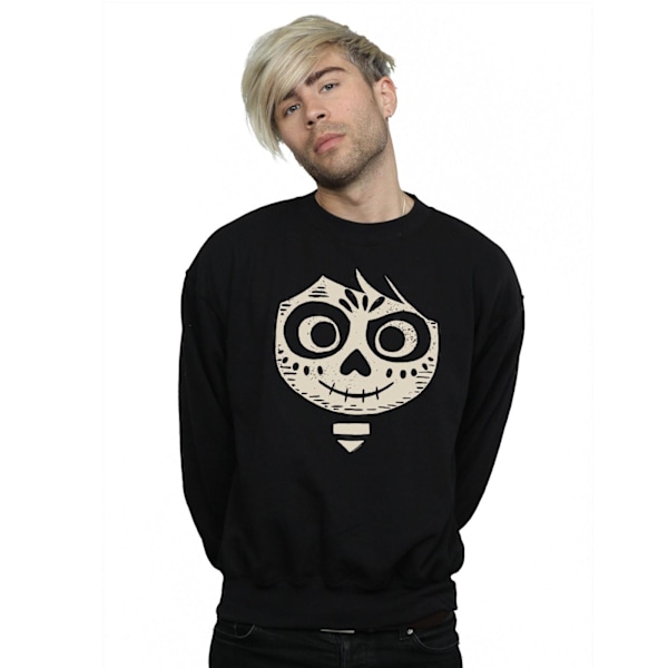 Disney Herr Coco Miguel Skelett Ansikte Sweatshirt 4XL Svart Black 4XL
