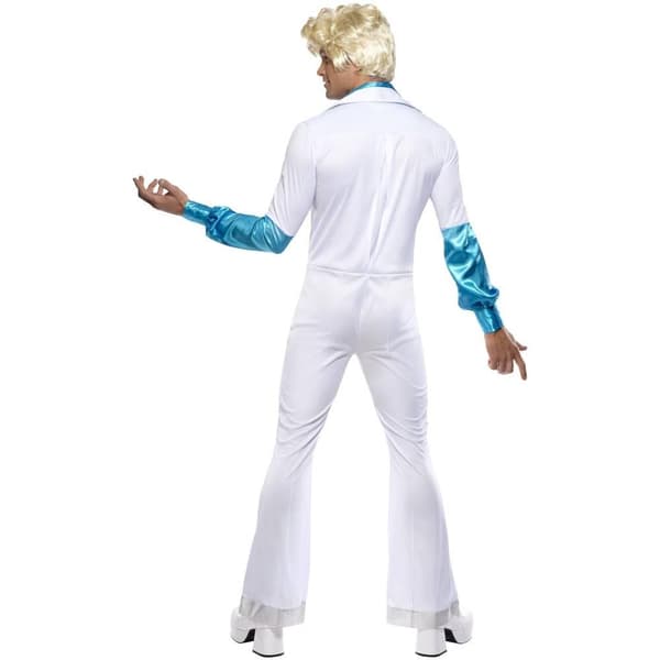 Smiffys Disco Kostym för Män L Vit White L