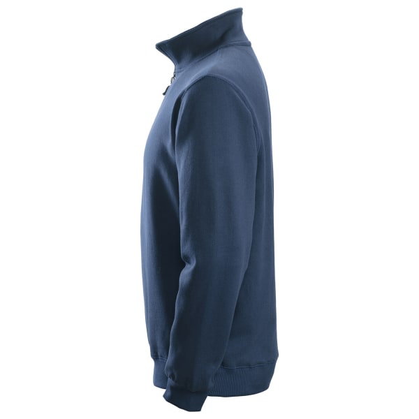 Snickers Herr Half Zip Sweatshirt XL Marinblå Navy XL