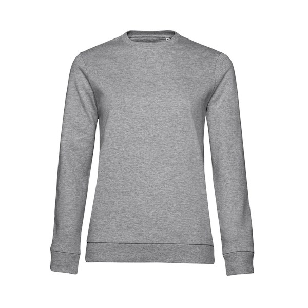 B&C Dam/Dam Set-in Sweatshirt L Gråmelerad Grey Heather L