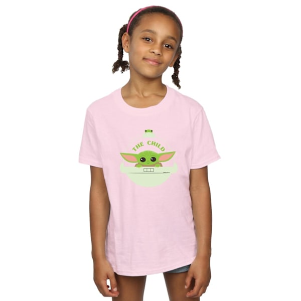 Star Wars Girls The Mandalorian The Child And Frog Bomull T-shirt Pink 12-13 Years