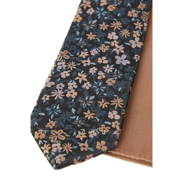 Burton Herr Ditsy Print Twill Slips & Näsduk Set One Size Rust/Multicoloured One Size
