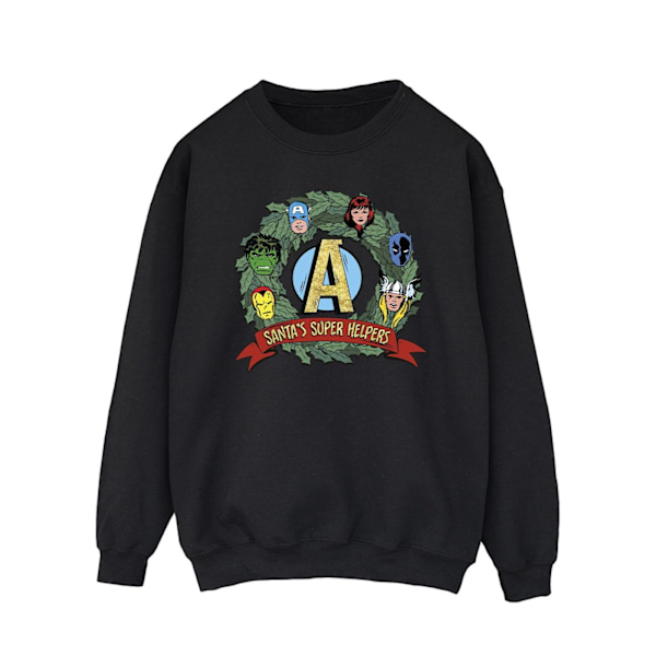 Marvel Herr Santa´s Super Helpers Sweatshirt 4XL Svart Black 4XL