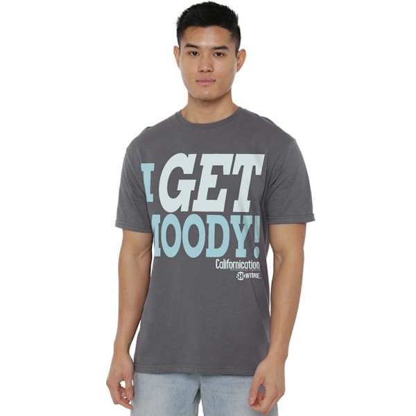 Californication Herr I Get Moody T-Shirt L Kolgrå Charcoal L