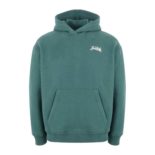 Jack Wills Dam/Dam Oth Script Bomullshuvtröja 10 UK Grön/Vit Green/White 10 UK