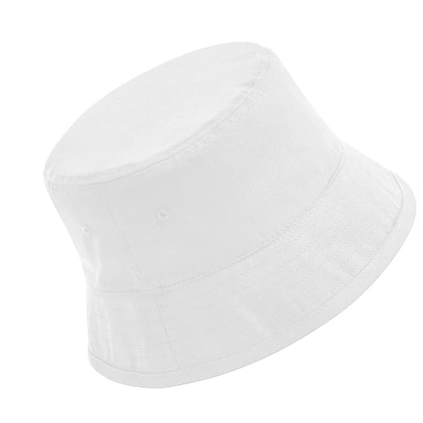 Beechfield Ekologisk Bomullshatt En Storlek Vit White One Size