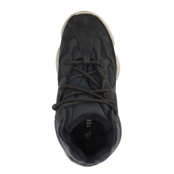 Yeezy Herr 500 Läder Höga Sneakers 7 UK Grå Grey 7 UK