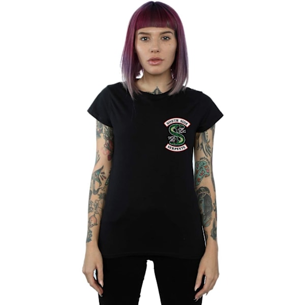 Riverdale Dam/Kvinnor Serpents T-Shirt XXL Svart Black XXL