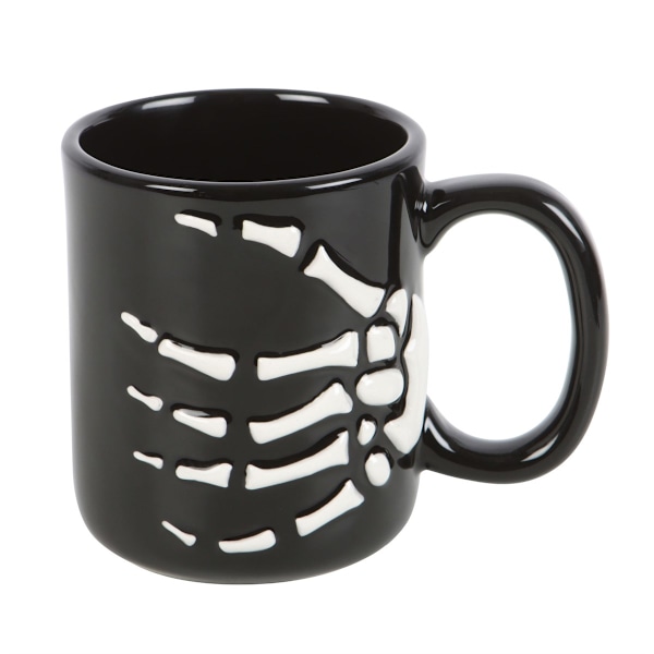 Something Different Bats And Bones Skelett Hand Mug En Storlek B Black/White One Size