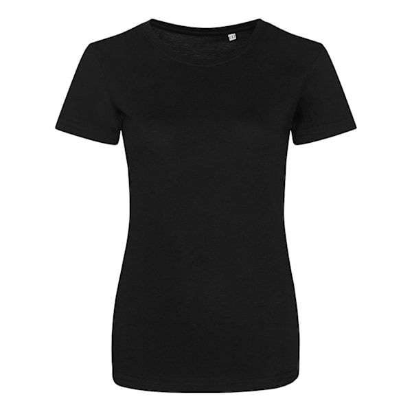 Awdis Dam/Dam Heather Triblend Girlie T-Shirt 8 UK Svart Black 8 UK
