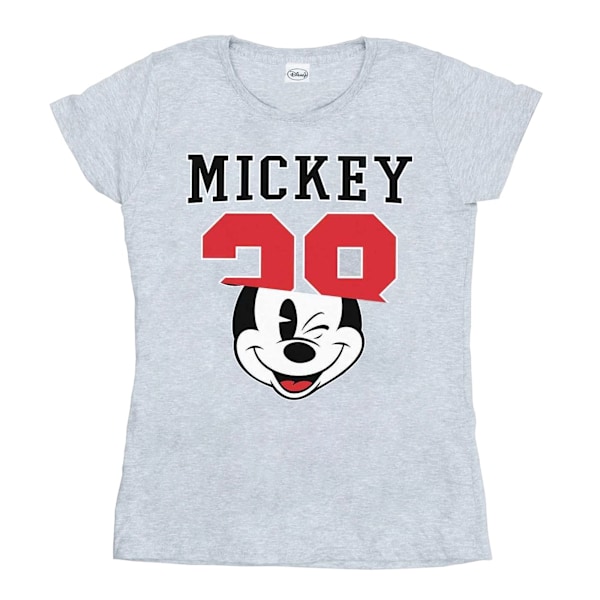 Disney Dam/Dam Mickey Mouse Split 28 Bomull T-shirt XXL S Sports Grey XXL