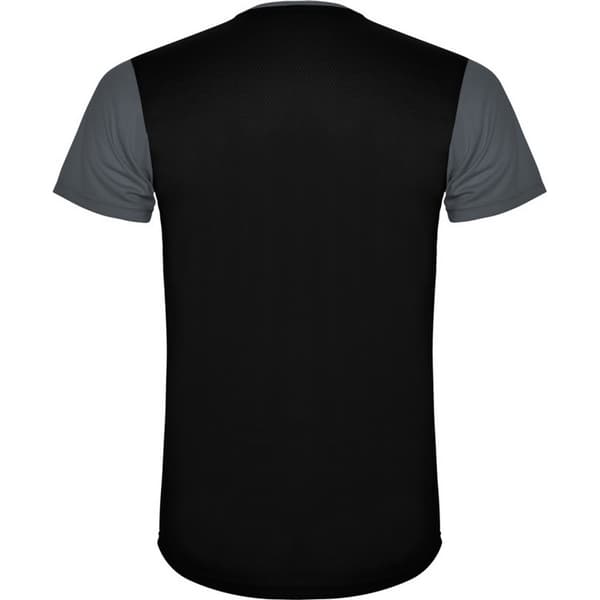 Roly Barn/Kids Detroit Sport T-shirt 8 år Ebenholts/Solid Ebony/Solid Black 8 Years