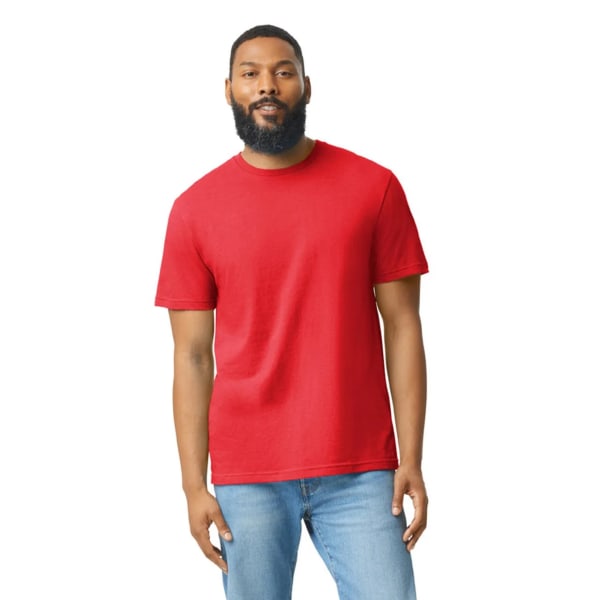 Gildan Unisex Vuxen CVC T-shirt S Red Mist Red Mist S