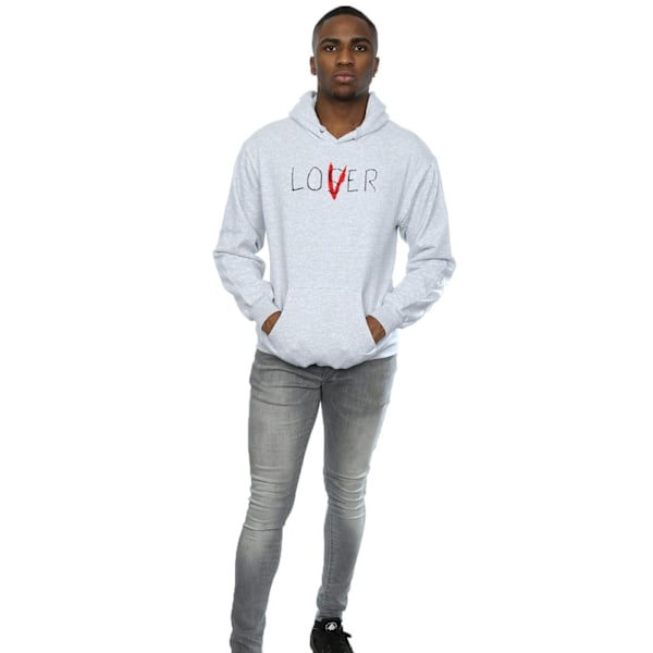 It Mens Loser Lover Hoodie L Sports Grey Sports Grey L