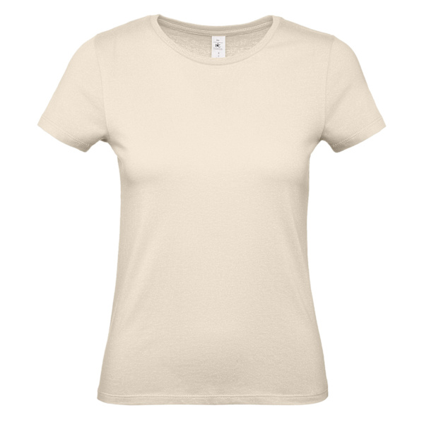 B&C Dam/Dam #E150 T-shirt XS Naturlig Natural XS
