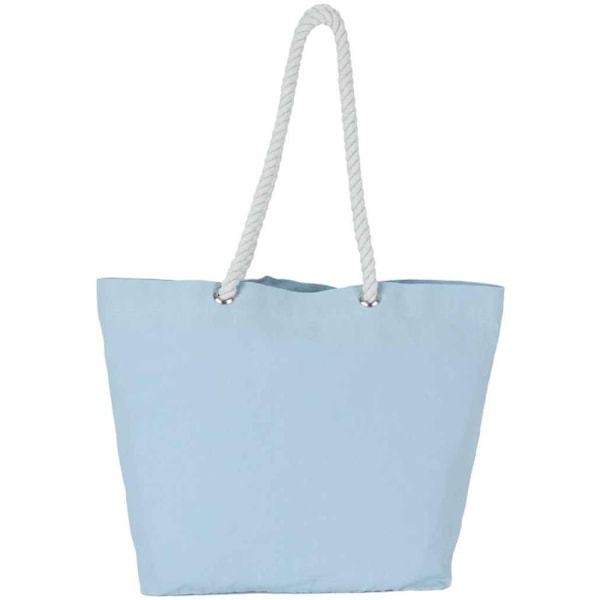 Kimood Tvättad Bomullsväska One Size Pärlblå Pearl Blue One Size