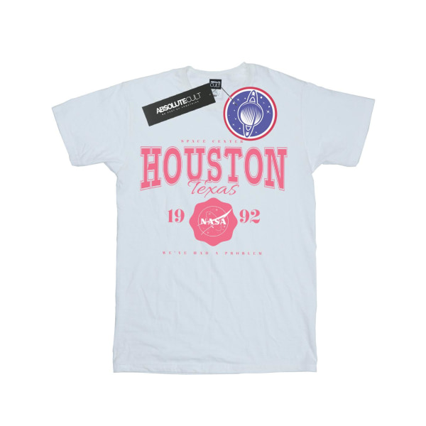NASA Girls Houston Vi har haft ett problem T-shirt i bomull 5-6 år White 5-6 Years