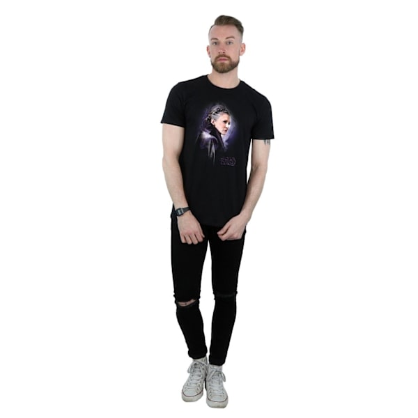 Star Wars: The Last Jedi Herr Princess Leia Borstad Bomull T-shirt Black M
