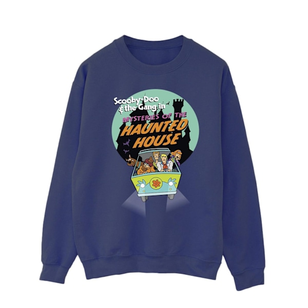 Scooby Doo Herr Haunted House Sweatshirt 5XL Marinblå Navy Blue 5XL