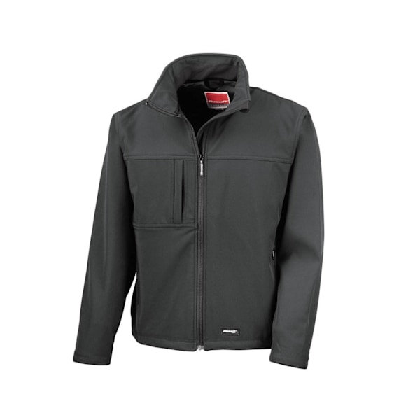 Result Classic Softshell Andningsbar Jacka L Svart Black L