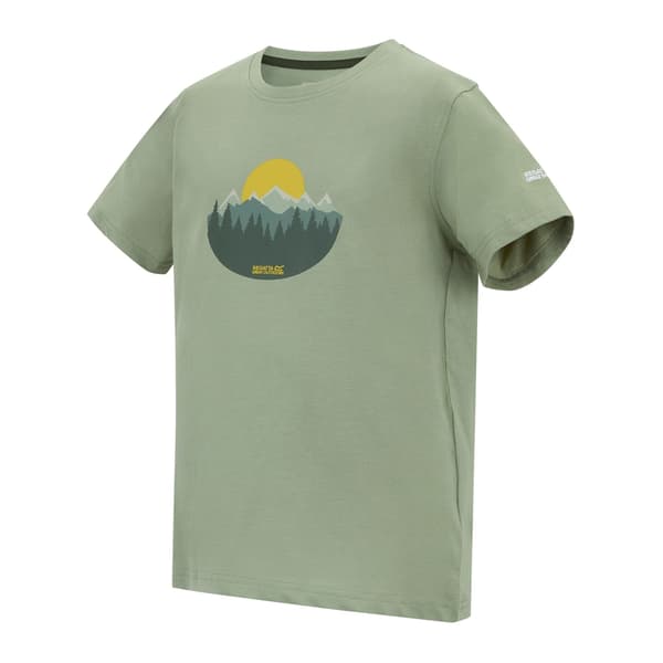 Regatta Barn/Kids Bosley Palm Tree T-shirt 3-4 år Ljus Light Sage 3-4 Years
