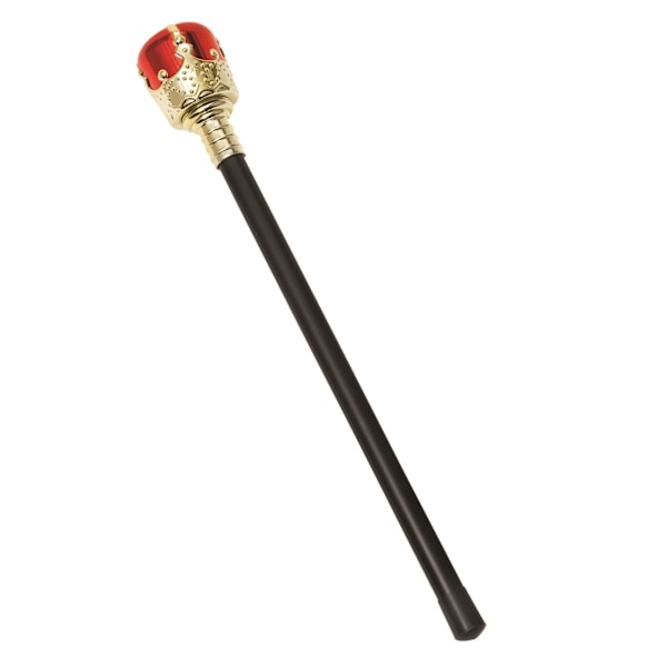 Bristol Novelty Royal Sceptre One Size Svart/Guld Röd Black/Gold Red One Size
