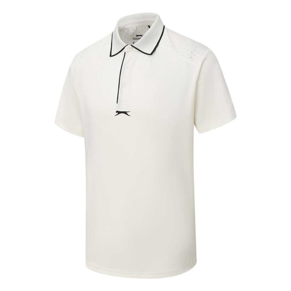 Slazenger Herr Performance Regular Kortärmad Pikétröja XL White XL