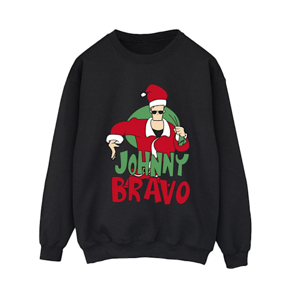 Johnny Bravo Dam/Damer Johnny Christmas Sweatshirt XXL Svart Black XXL