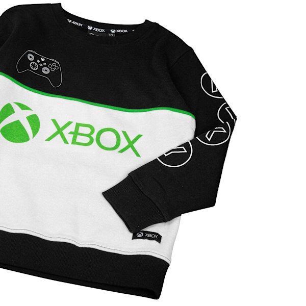Xbox Pojks Sweatshirt 7-8 År Svart/Vit/Grön Black/White/Green 7-8 Years