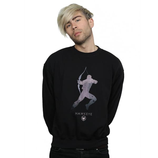 Marvel Herr Hawkeye Silhouette Sweatshirt S Svart Black S