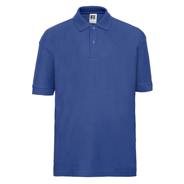 Russell Barn/Barn Pique Poloskjorta 7-8 År Bright Royal Bright Royal Blue 7-8 Years