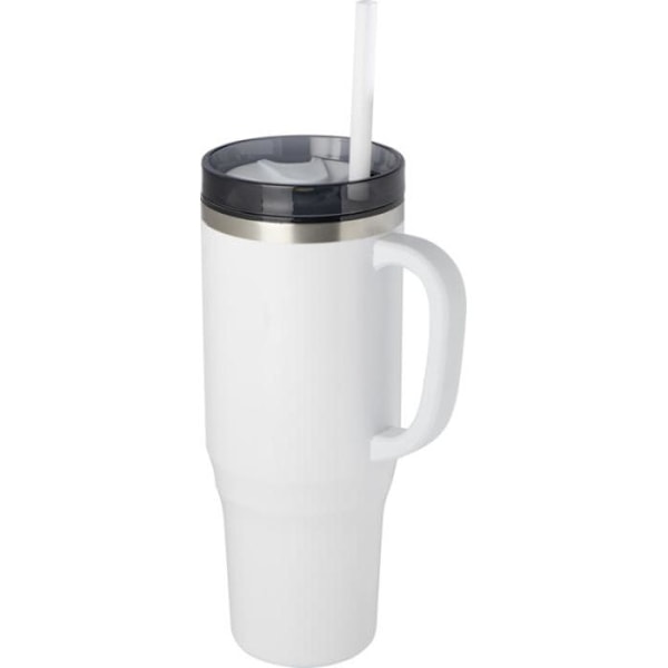 Melbourne 1200ml Mugg Med Sugrör En Storlek Vit White One Size
