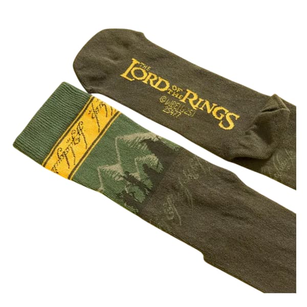 Sagan om ringen Unisex Vuxen Sauron Strumpor (2-pack) S-M Green/Black S-M