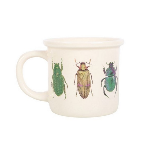 Something Different Home And Garden Skalbagge Keramisk Mugg En Storlek Off White One Size