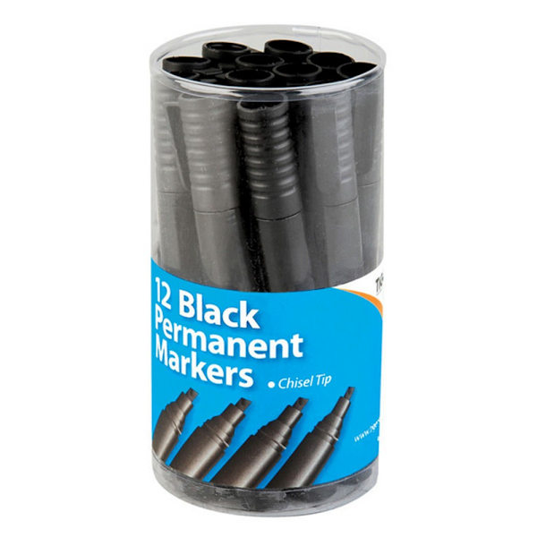 Tiger Permanent Marker (12-pack) One Size Svart Black One Size
