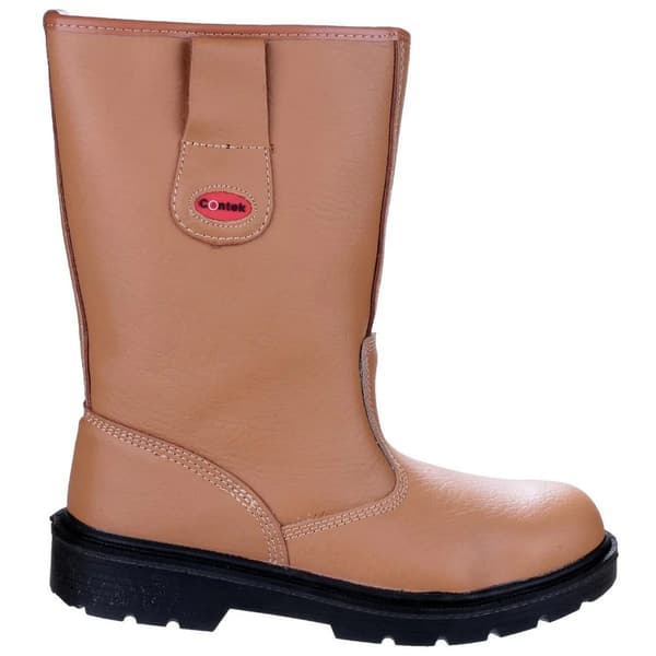 Centek Mens FS334 Ståltåhätta Säkerhetskängor 9 UK Tan Tan 9 UK