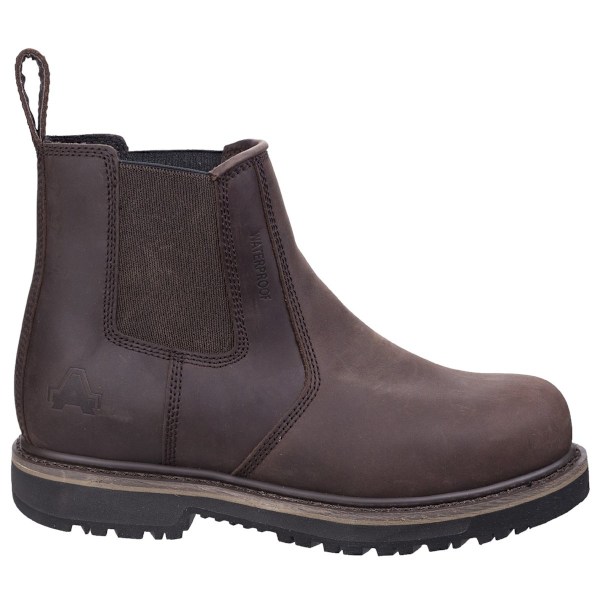 Amblers herr AS231 läder Dealer Boot 10 UK brun Brown 10 UK