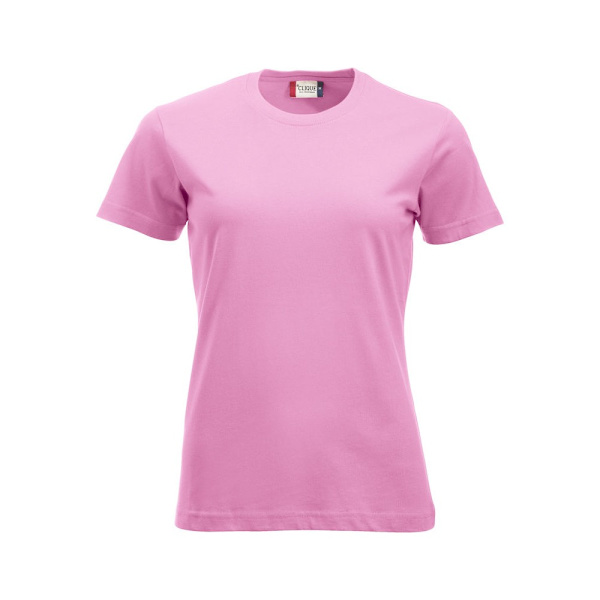 Clique Dam/Kvinnor Nya Klassiska T-Shirt S Ljusrosa Bright Pink S