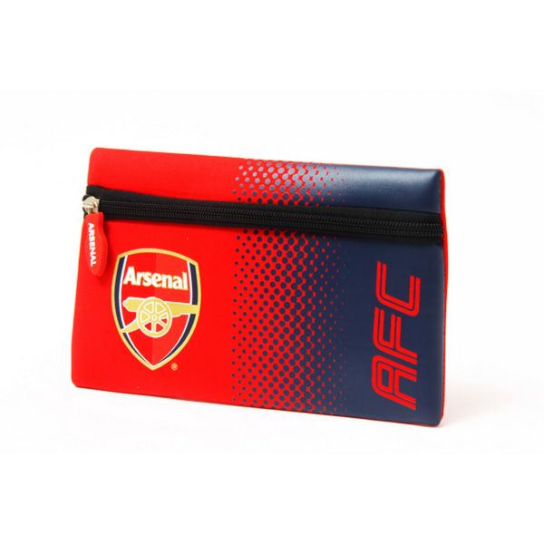 Arsenal FC Official Fade Football Crest Design Flat Case Red/Navy One Size