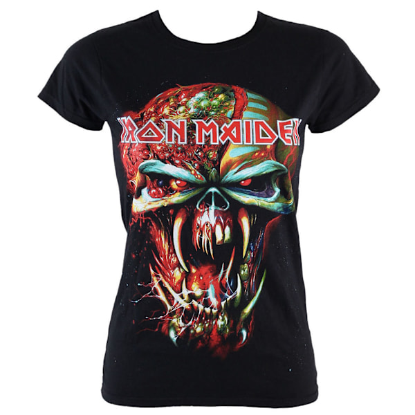 Iron Maiden Dam/Damer Final Frontier Skinny T-Shirt L Svart Black L
