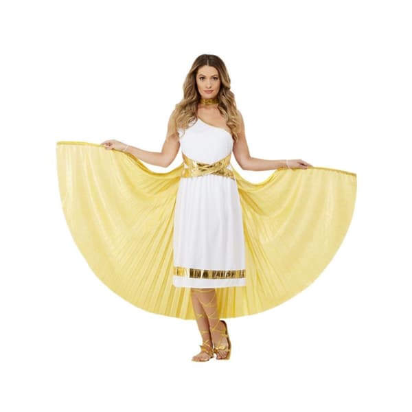 Smiffys Dam/Dam Deluxe Grekisk Kappa One Size Guld Gold One Size