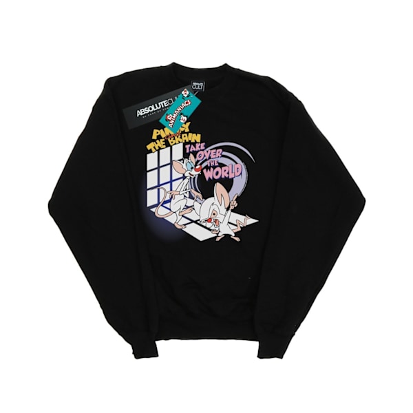 Animaniacs Herr Pinky och The Brain Take Over The World Sweatshirt Black M