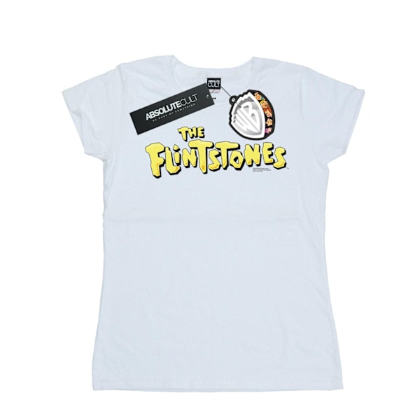 The Flintstones Dam/Dam Original Logo Bomull T-shirt L Wh White L