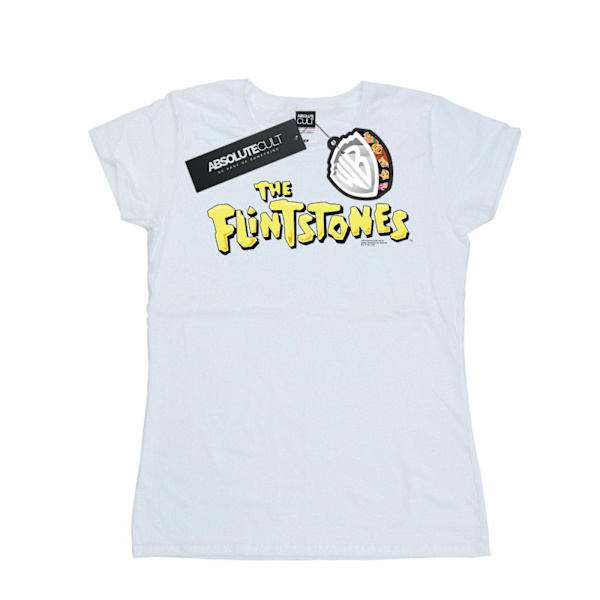 The Flintstones Dam/Dam Original Logo Bomull T-shirt XXL White XXL