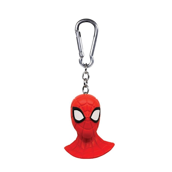 Spider-Man huvud 3D nyckelring One Size Röd Red One Size