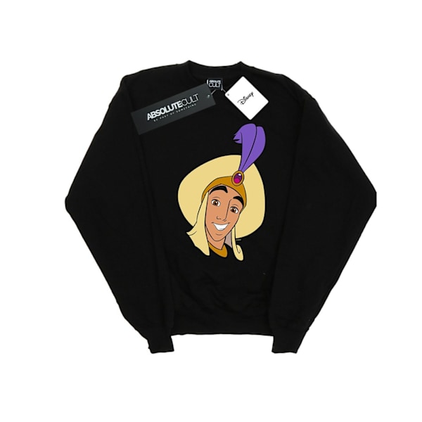 Disney Herr Aladdin Prince Ali Ansikte Sweatshirt L Svart Black L